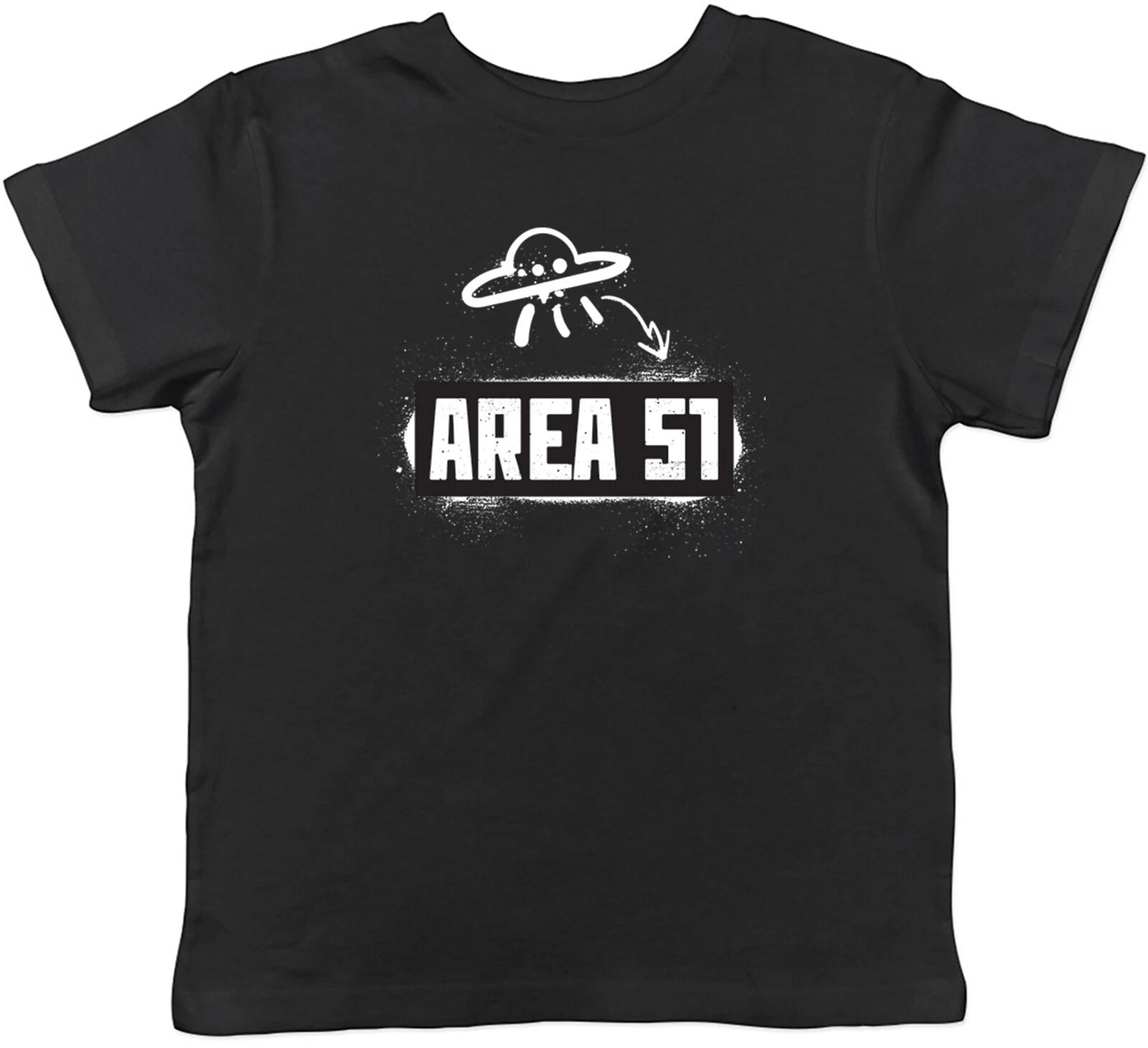 UFO Flying Saucer Kids T-Shirt Aliens Area 51 Funny Childrens Boys Girls Gift 140