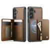 Hülle für Samsung Galaxy S25 Edge S25 FE S24 S23 S22 S21 S20 Ultra Brieftaschenhülle, Abnehmbarer Magnetischer RFID-Blockierer Kartenhalter