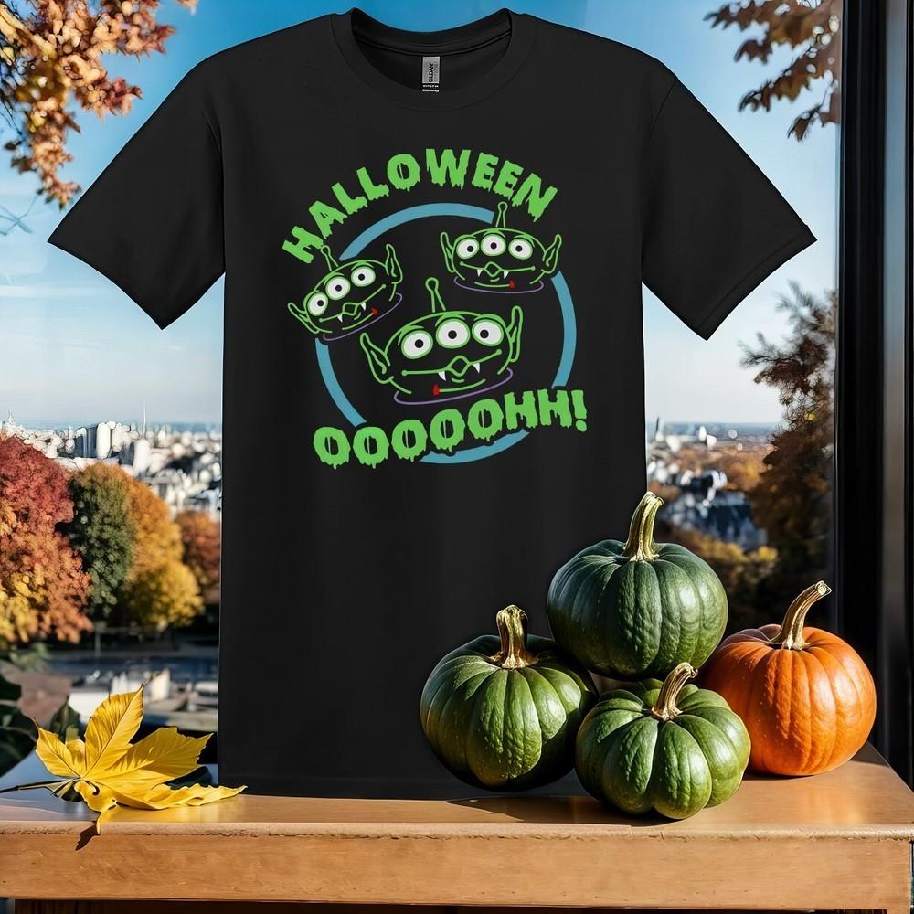 

aliens green vampire halloween T-shirt T shirt Men Women Unisex Tshirt SY13 M