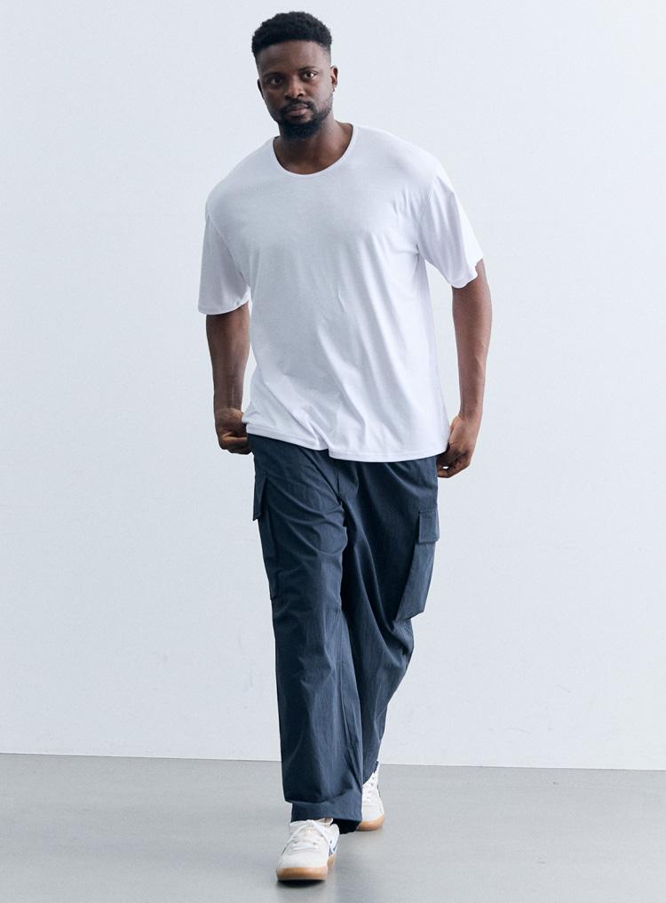 AIRIT Wide Fit Parachute Cargo Pants Am9080 Nv