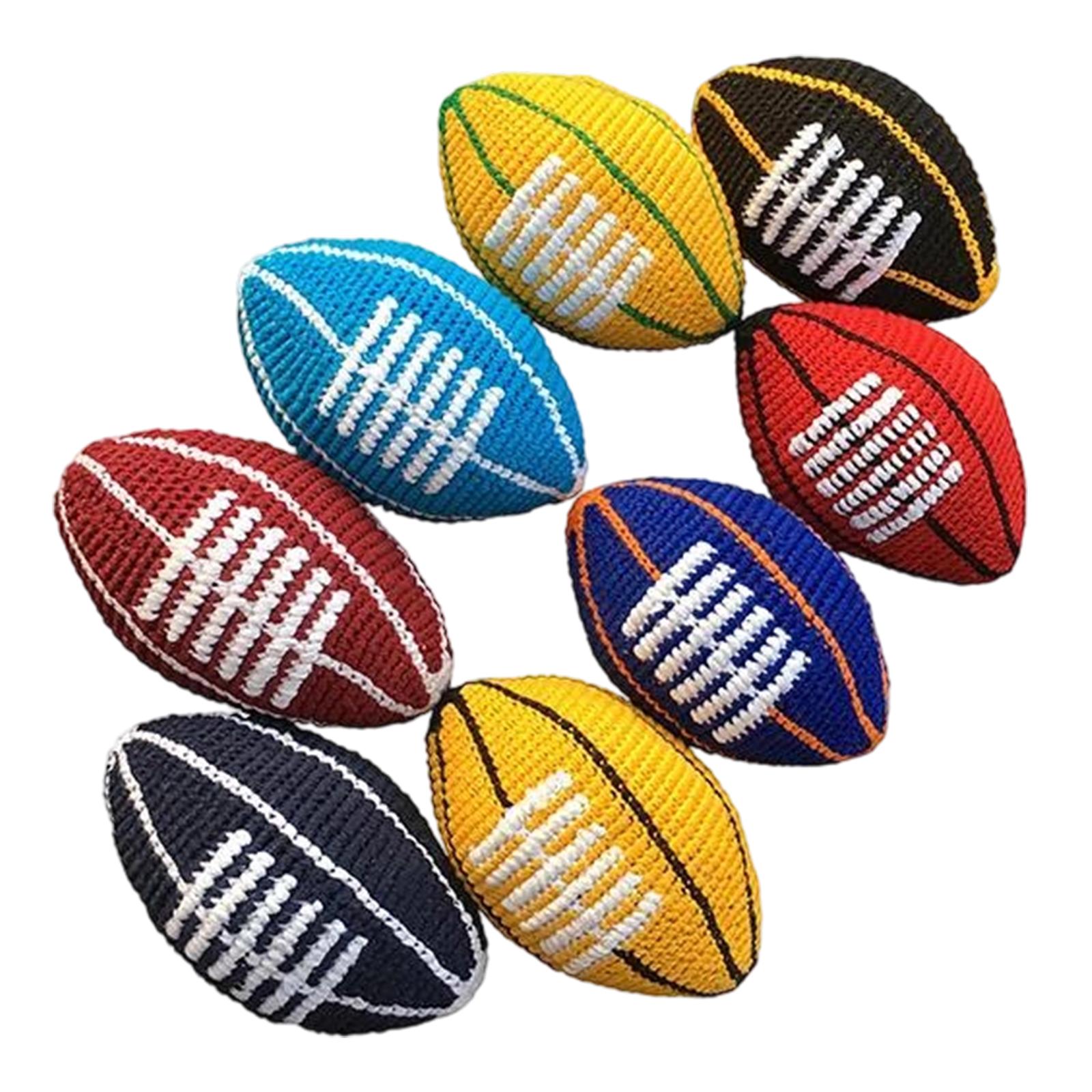 

Handmade Knitted Set of 3 Pieces Durable Beginner Friendly Soft Filled Bean Bags for Indoor Outdoor Play One Size