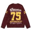 2024 Retro American College Style Women's Sports Sweater Jacket
