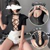 Sexy Sweet Beautiful Woman Servant Seduction Lingerie Passion Hollow Cosplay Onesie Hot Maid