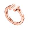 & Co.. T-Serie Quadratischer Ring Unisex-Ringe GRP07782