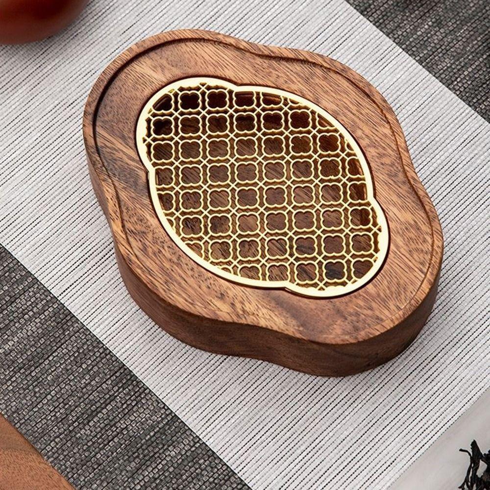 Water Storage Dry Brewing Tea Table Portable Teapot Drain Plate Bearing Wood Tea Tray  Coffee