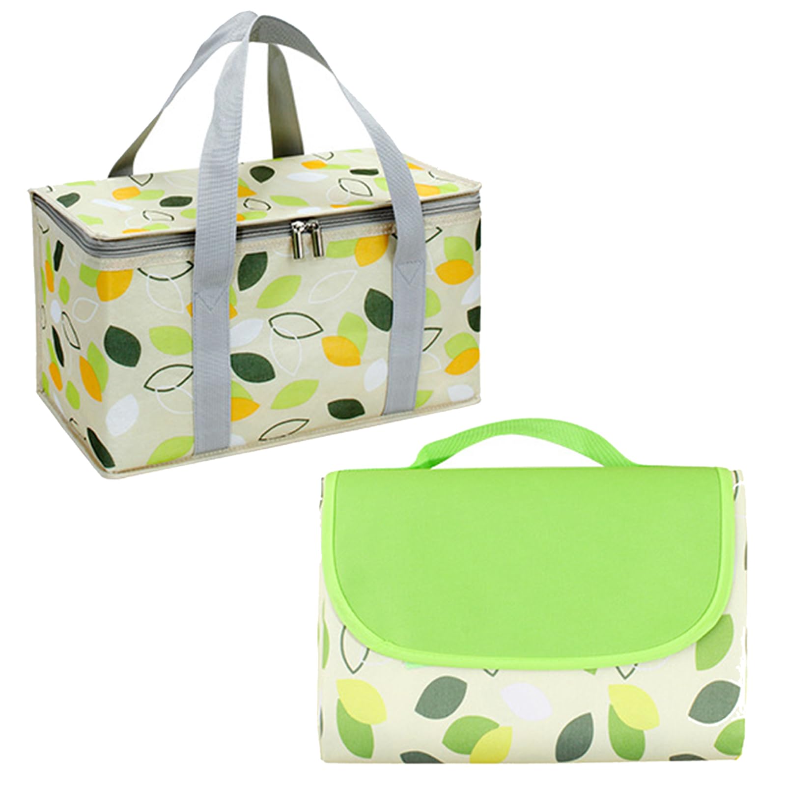 

Lynlyulinger picnic picnic large easy to convenient to suitable for cherry blossom picnic set bag picnic bag, sheet, capacity, lightweight,