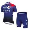 2026 Groupama FDJ TDF Cycling Jersey Sets Paris Short Sleeve Quick Dry Maillot Ciclismo Racing Bicycle Clothing