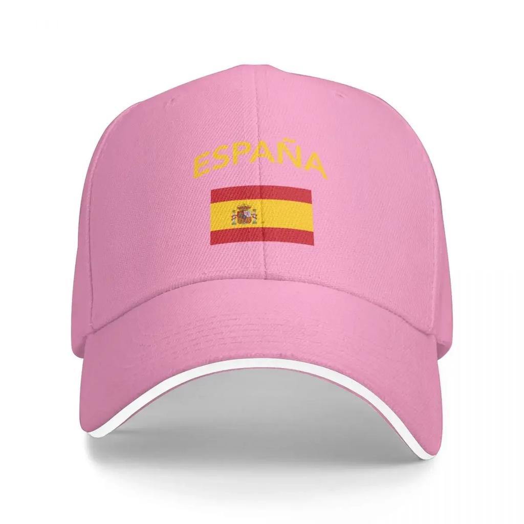Spain Spanish Flag Baseball Cap Streetwear Fashion Beach Beach Hat Sunscreen Women's Unisex's