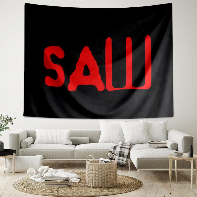 Saw Movie Wall Hanging Tapestry Wall Cloth Tapestries Decor Wall Bedroom Decoration