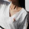 Stylish Cartoon Color Stereo Flamingos Pattern Brooch Jewelry Drip Oil Glass Alloy Pin