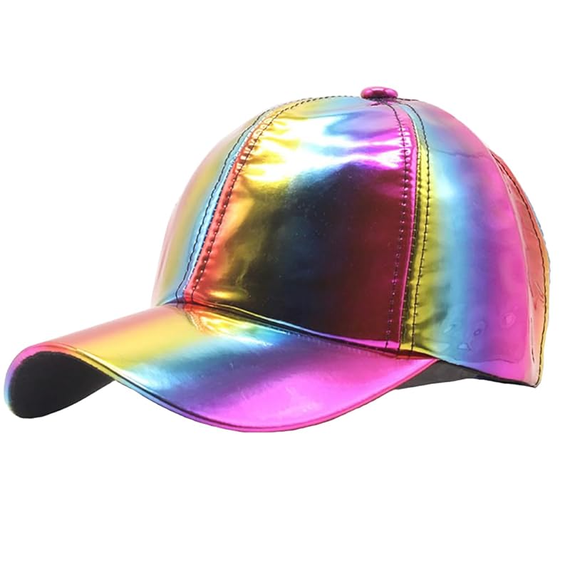 

[White Fang] hat colorful cap saliva cool aurora neon casual men s ladies CZ175 (colorful)