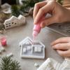 Christmas House Silicone for Crafts - DIY Resin and Baking