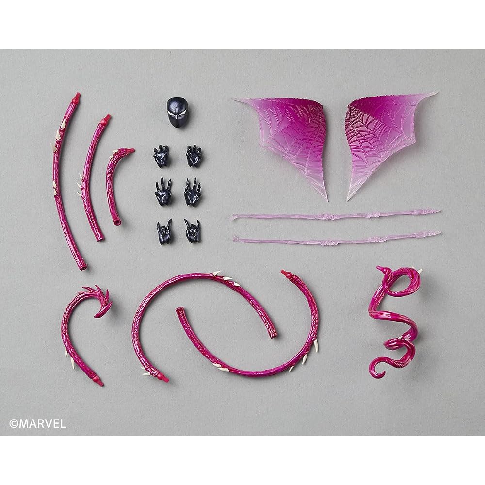 Kaiyodo Revoltech Amazing Yamaguchi Gwenom Action Figure 150mm Non-Scale PVC ABS POM Painted Collectible Toy
