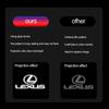 2 LED Car Door Logo Emblem Styling For Lexus LS600hL GX470 GX460 GX400 LX470 LX570 RX270 RX300 RX450h RX350h HYBRID NX300 IS200