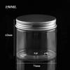 5ML-500ML Dark Brown Refillable Bottle Portable Glass Split Bottle Circular Tea Face Cream Bottle Travel Cosmetic Container Can