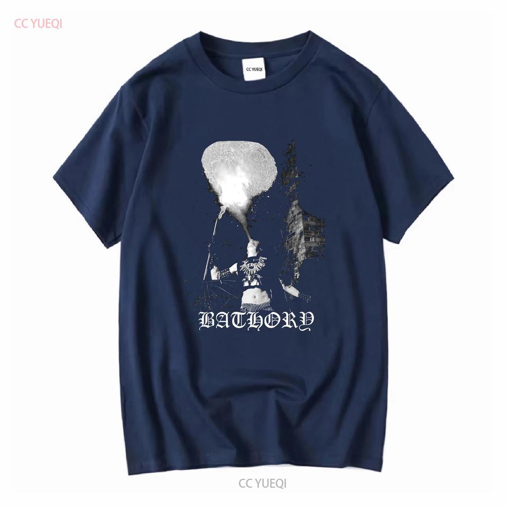 Bathory T Shirt Cotton Black Full Size S To 2345xl Pm1727 Vintage Washed Designer Clothes Casual Homme Soft Graphic