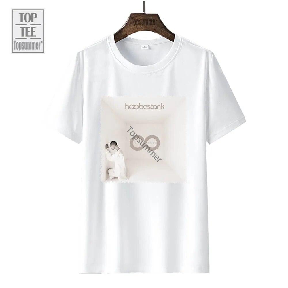 

Футболка с альбомом Reason, футболка Hoobastank Tour, женская винтажная футболка большого размера в стиле Харадзюку, черные футболки унисекс XL