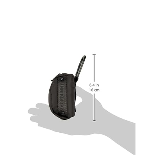 Jack Bunny Golf Ball Pouch (Logo Print, Carabiner Included, Holds 2 Balls) - Black, FR (Product Code: 262-4284902 010)