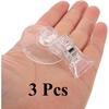 3PCS Punch Free Suction Cup Clips Multifunctional Wall Hook Window Phone Bracket Portable Holder for Kitchen Living Room Office