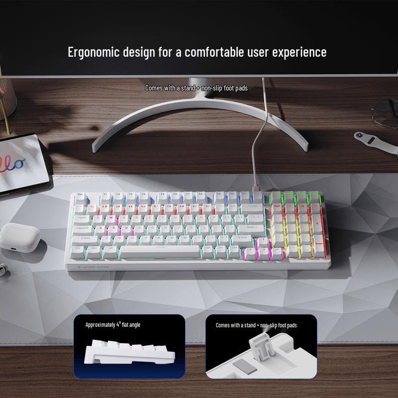 Lenovo GK10 98L Hot-Swappable Mechanical Gaming Keyboard