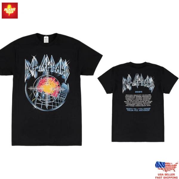 2025 Rock Tribute Tour Shirt, Inspired by Def Leppard Style Concert Tee ON TREND Unisex T-Shirt XXL
