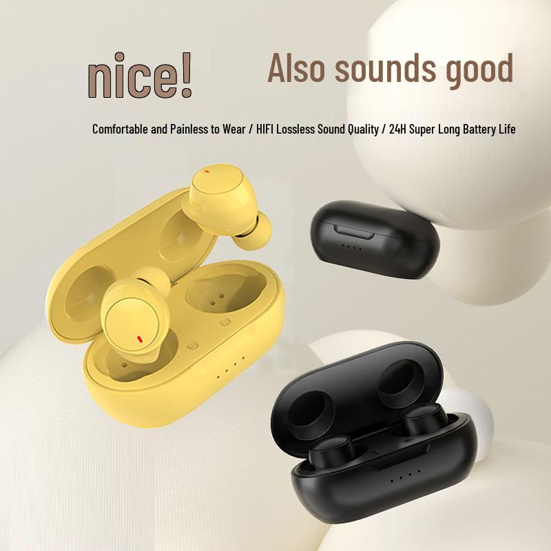 TS10 Macaron Wireless In-Ear Bluetooth Sports Earphones - Colorful Design