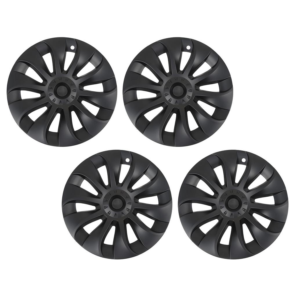4PCS 20in Wheel Hub Cap Matte Black Personalized Wheel Rim Hubcap Replacement