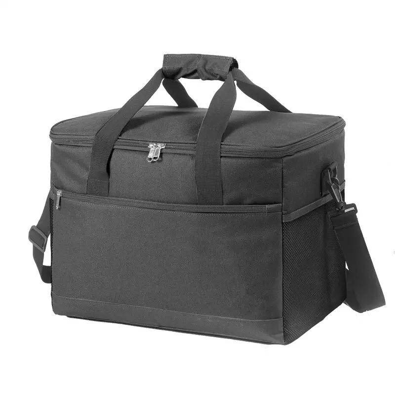 Large Capacity Insulated Collapsible Cooler Bag Portable Outdoor Travel Camping BBQ Picnic Lunch Box Cooling Bag for Family Part