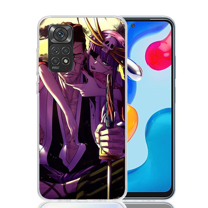 Bleach Kyoraku Shunsui Phone Case For Xiaomi Redmi Note 15 14 13 12S 12 Pro Plus 11S 11E 11 11T 10S 10 Art Soft Pattern Cover Re