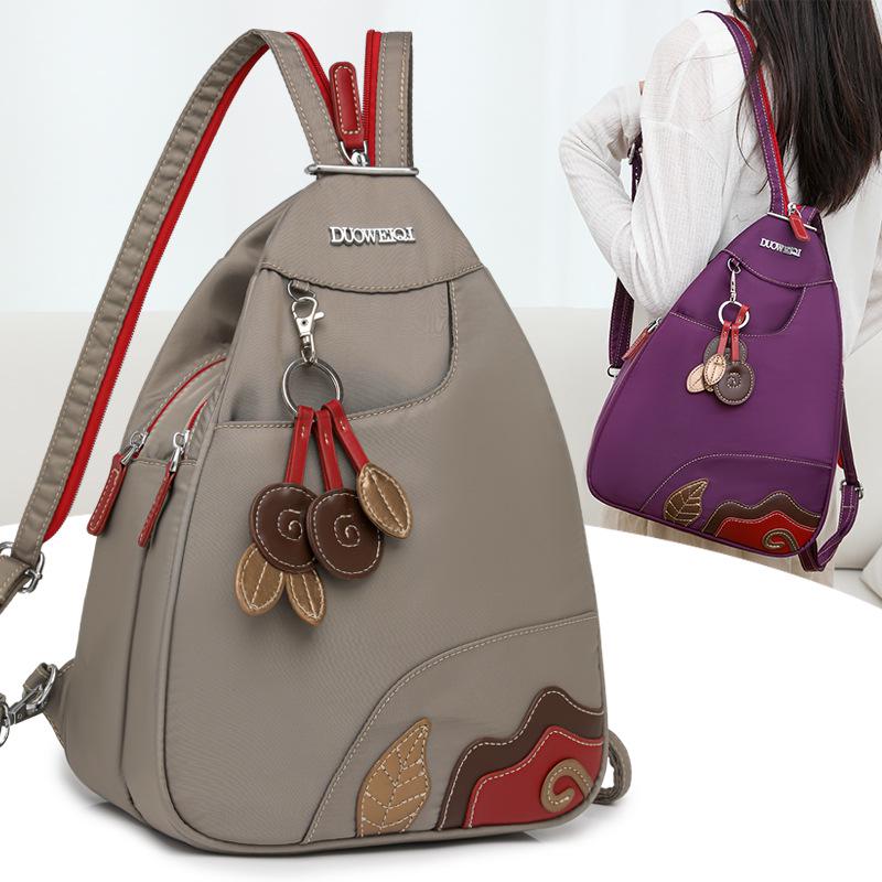 Fashionable Korean Style Waterproof Oxford Crossbody Backpack: Lightweight, Versatile, Large Capacity, Multi-functional