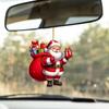 Cartoon Santa Claus Hanging Pendant Snowman Car Haning Pendants  Christmas Day