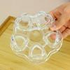 Heart Shape Flower Teapot Heat Resistance Glass Maker Heater Coffee Heating Base