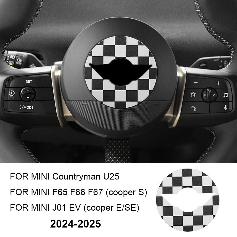 Leather Car Styling Steering Wheel Stickers For Mini Countryman U25 F65 F66 F67 Cooper S E SE J01 EV 2025 2025 3D Dedicated