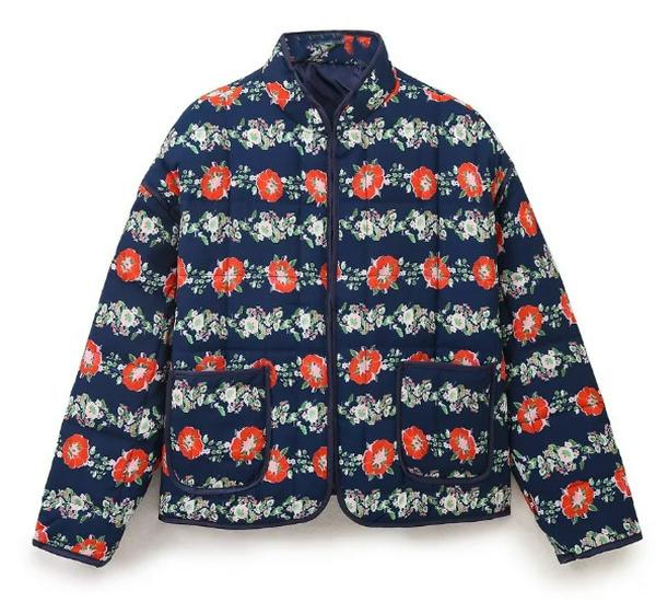 Women's European Style Quilted Floral Jacket - 2023 Autumn/Winter