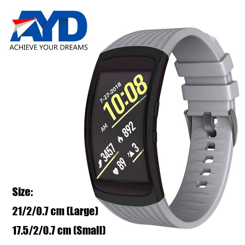 Silicone strap for Samsung Gear Fit 2 