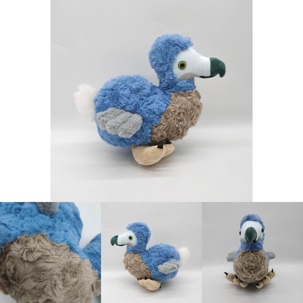 Plushy 23*20cm Dodo Toy Blue Bird Soft Stuffed Doll For Kid Xmas Gift Home Decor