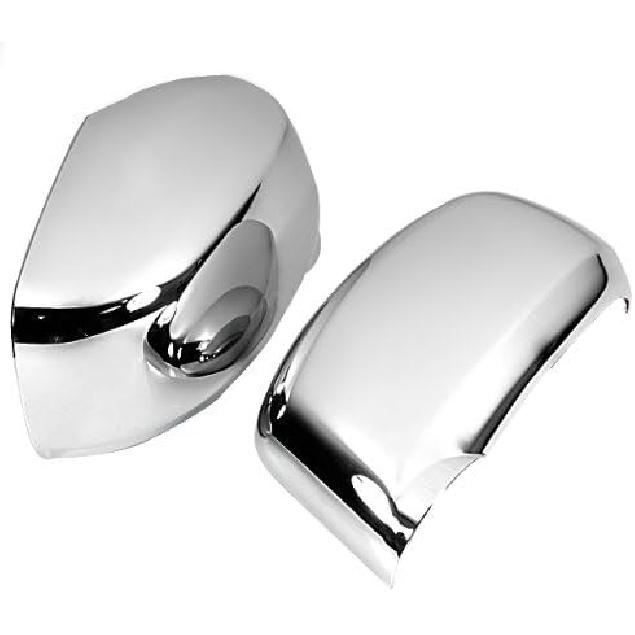 Triple Chrome Mirror Cover Trims For 2005 2006 2007 2008 2009 2010 Nissan Versa Tiida Latio