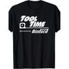 Herren Werkzeugzeit TV-Show T-Shirt - Heimwerker-inspiriertes Logo & Werkzeuggrafiken, Baumwolle Lockere Passform, Tim Taylors Binford-ähnliches Sponsorenlogo