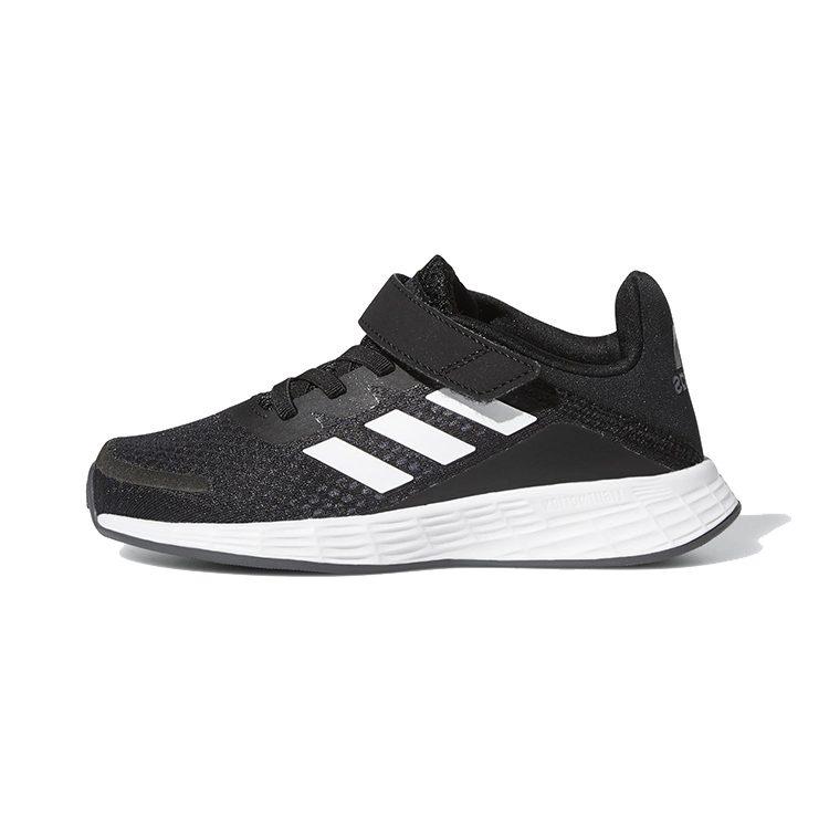 adidas Duramo Sl Breathable Low Top Running Shoes Black White Children Aged 3 7 Years Old FX7314