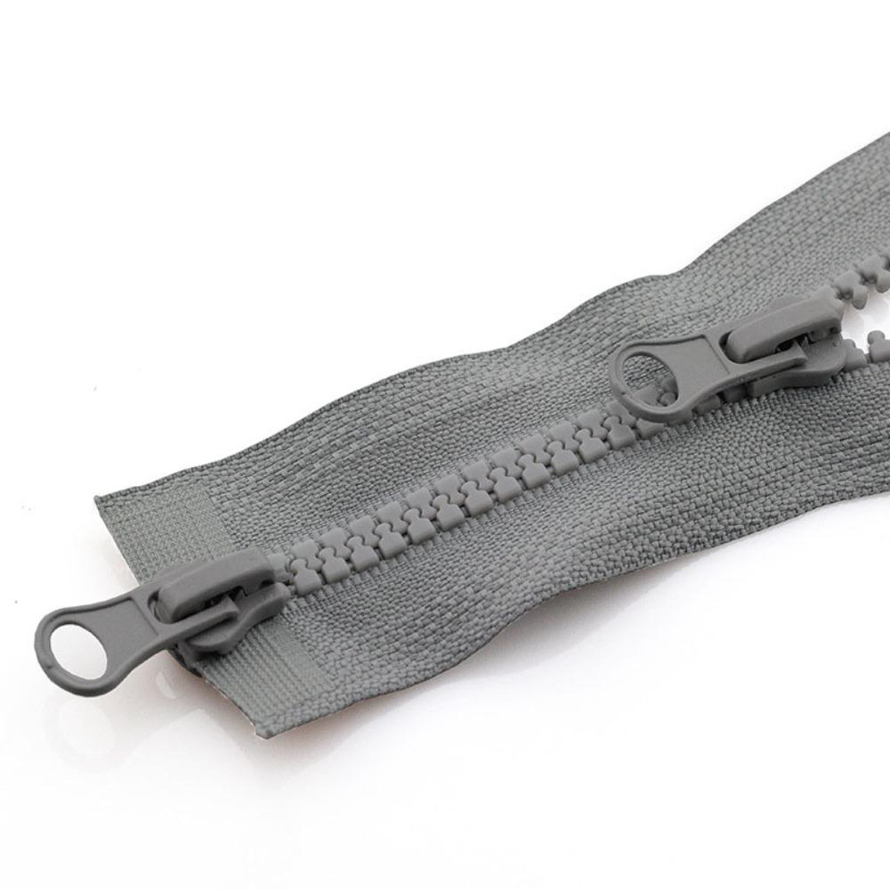 #5 Resin Zipper Dvoucestná bunda Dlouhé zipy Nový dvoucestný robustní zip