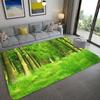Tappeto 3D Paesaggio Naturale per Soggiorno Tappeto Paesaggio Foresta Verde Cascata Tappeto Antiscivolo per Camera da Letto in Bagno Grande