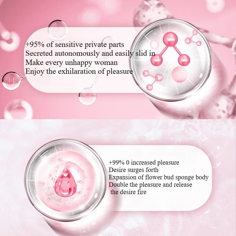 Experience Intense Sensation with Pink Lubricant and Orgasm Enhancer 15ML