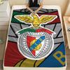 S.L. Benfica  POSTER  FlAannel Blanket, High Quality Comfortable for All Seasons, Home Decor, Warmth and Comfort