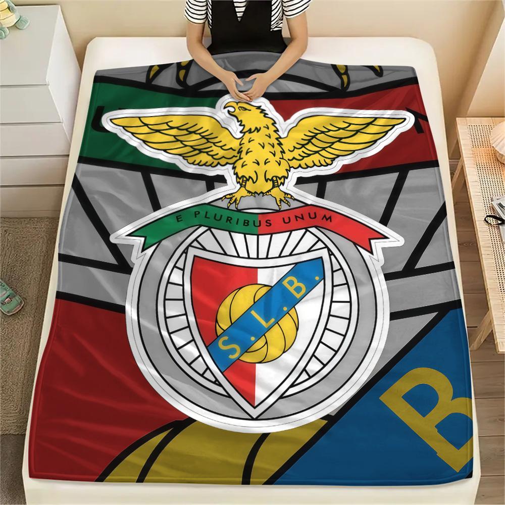 S.L. Benfica POSTER FlAannel Blanket, High Quality Comfortable for All Seasons, Home Decor, Warmth and Comfort