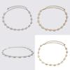 Gold Silver Pearl Waist Belt With Floral Design For Elegant Women Gift Idea
