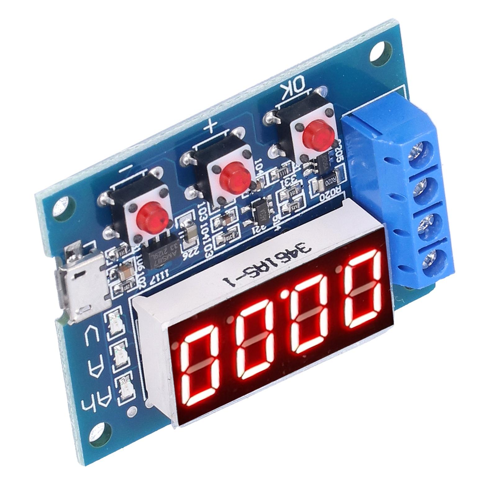Battery Capacity Meter LED Discharge Tester Monitor for 12V 18650 Lithium Batteries DC4.5‑6V plastic