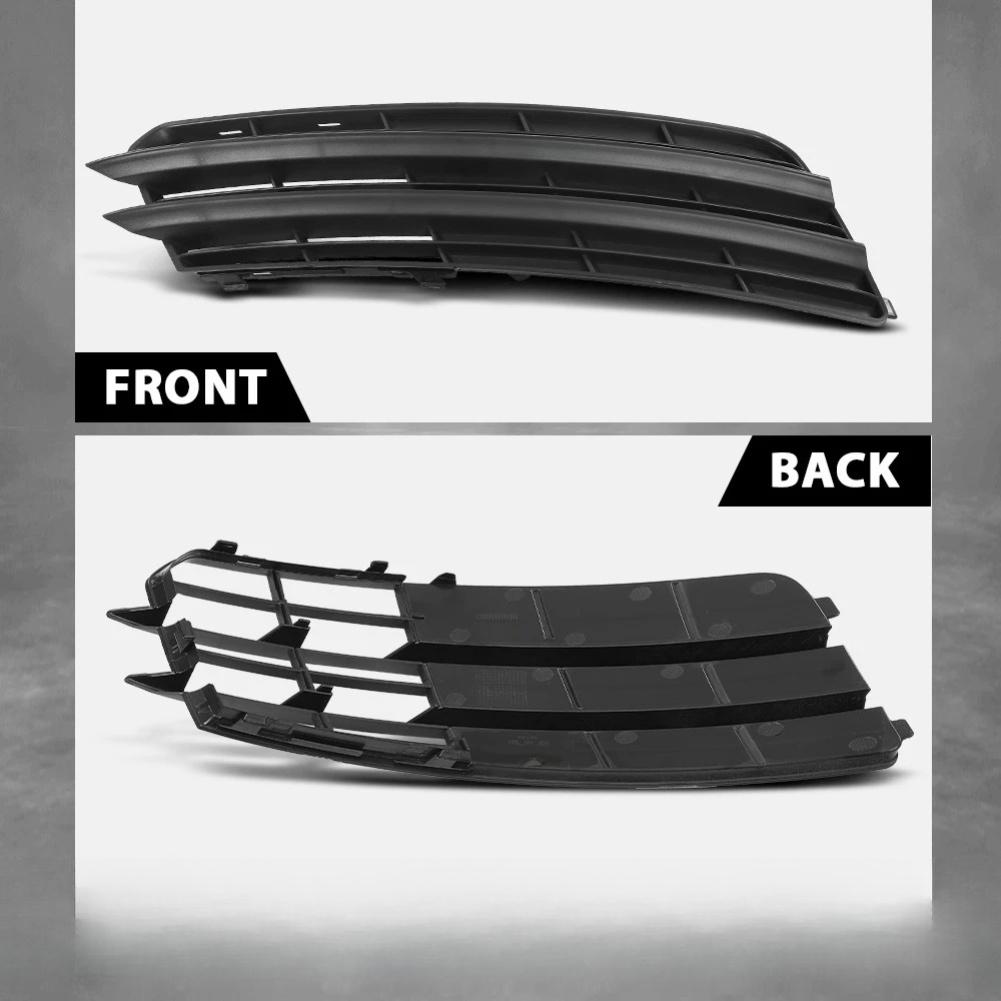 Set of Two Front Lower Bumper Fog Light Covers for For A7 2011-2014 OEM 4G8807681 4G8807682 Plastic Automotive Parts