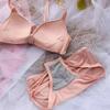 Cross Back Push-Up Bra for Young Women - Seamless, Wire-Free, and Thickened for Small Busts