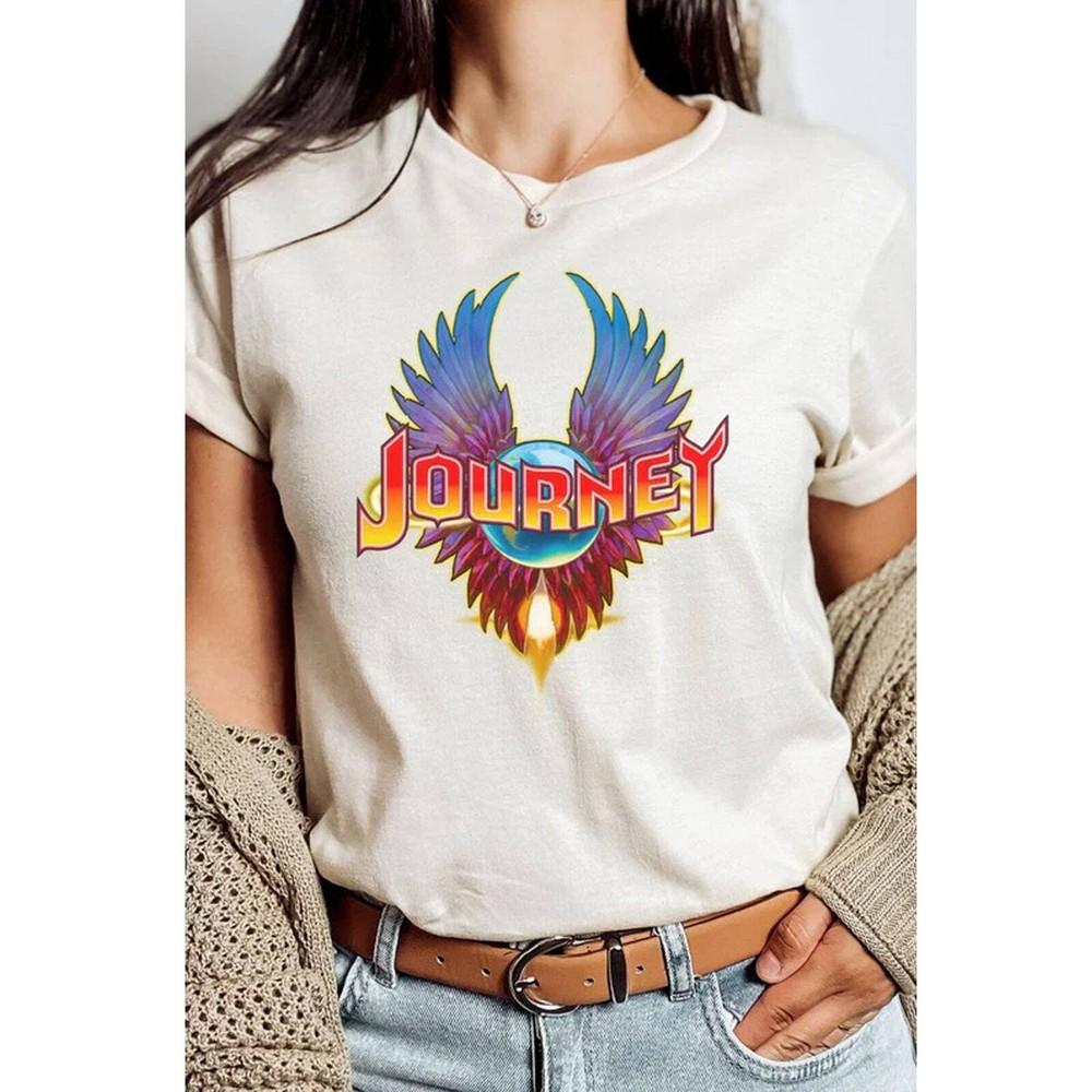 Винтажная футболка Journey Футболка группы Journey Рок-футболка Подарки для фанатов Journey Унисекс футболка L