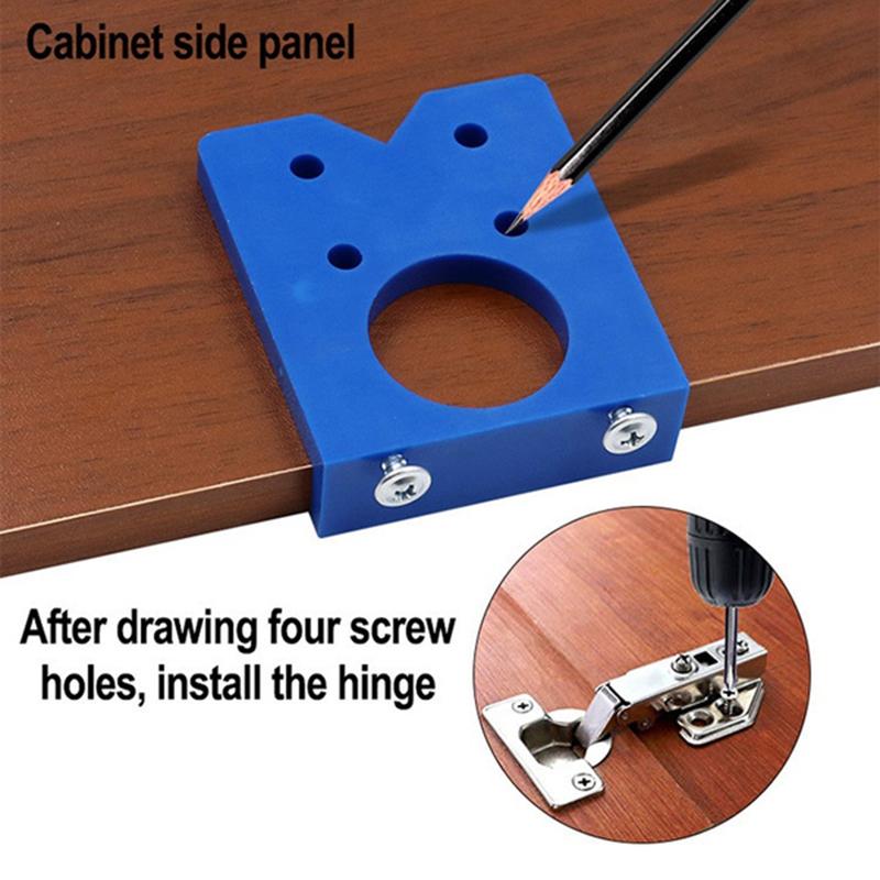 35Mm Concealed Hinge Drilling Jig Guide Hinge Hole Drilling Guide Carpenter